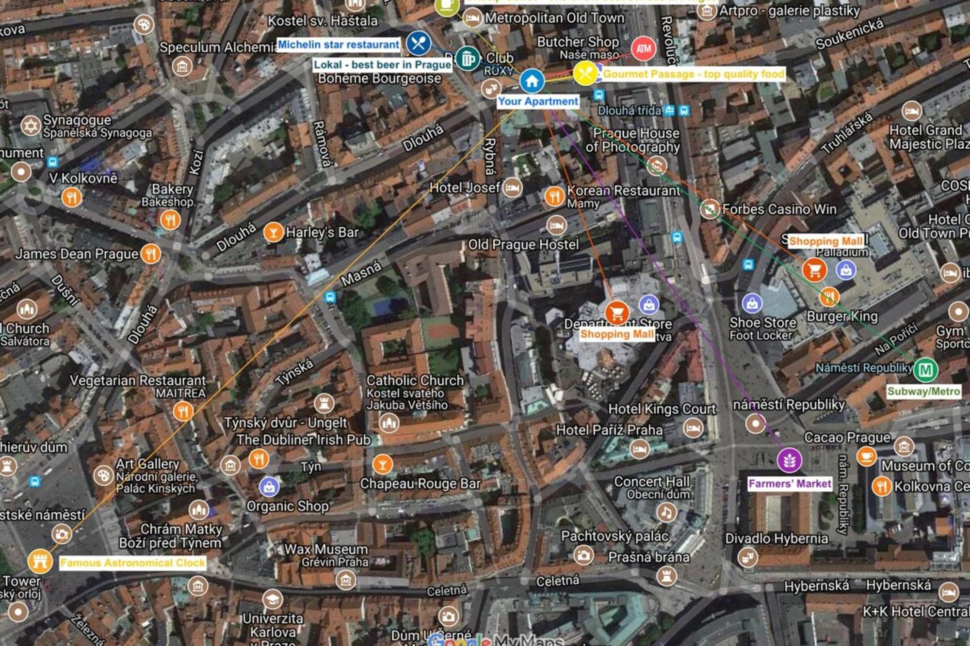 Quiet City Center Apartment In Hip & Foodie Area Praha Eksteriør bilde